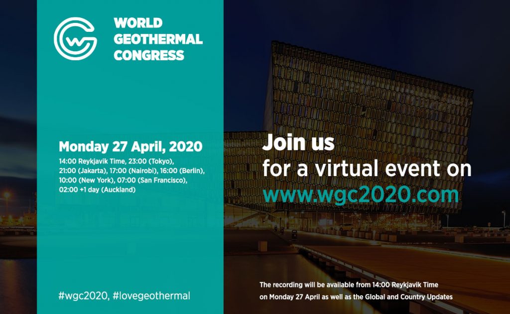 Reminder: WGC 2020 – Virtual Event & Global Updates  – 27 April 2020 