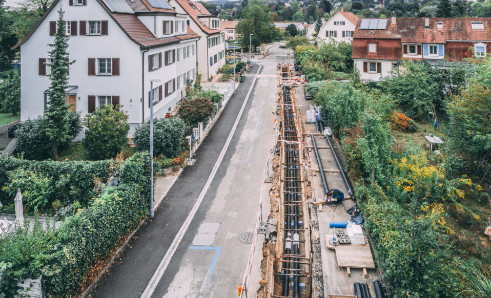 Investigations on geothermal heat expansion near Basel, Switzerland