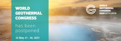 World Geothermal Congress 2020+1 – New abstracts deadline Sept 30, 2020