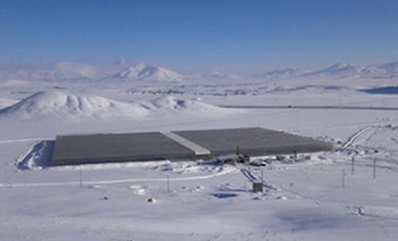 Geothermal allowing growth of tomatoes in greenhouses in coldest part of Turkey