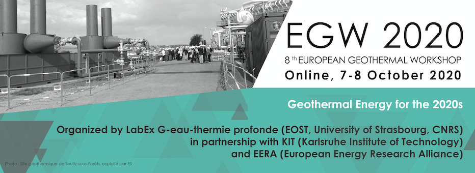 8th European Geothermal Workshop – Online – 7-8 October 2020