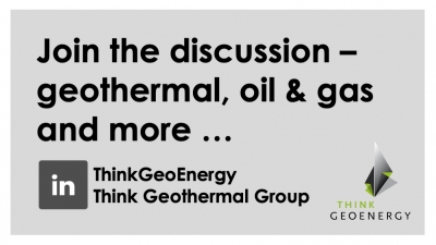 Join the discussion – the ThinkGeoEnergy Geothermal Group on LinkedIn