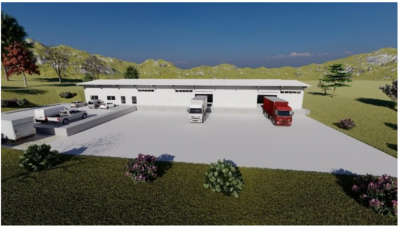 Geothermal food drying facility set up in Balikesir, Turkey