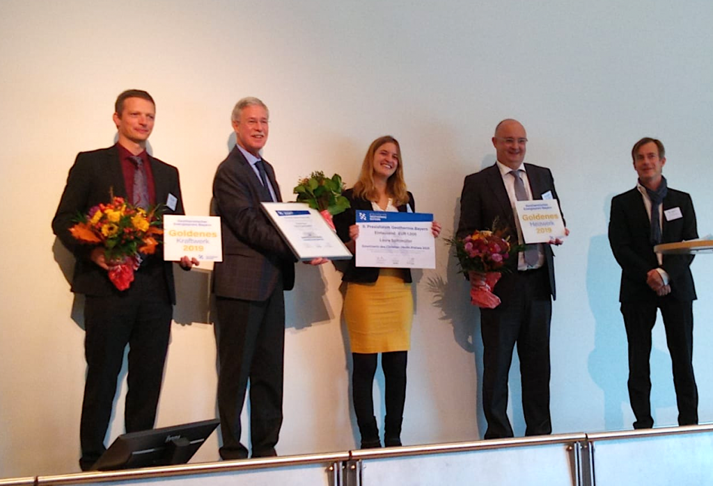 Awards announced for outstanding geothermal heat and power plants in Bavaria, Germany