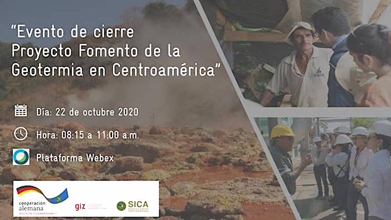 Webinar – GIZ/ SICA Geothermal Development Project in Central America, Oct. 22, 2020