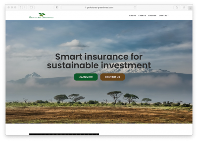 New website for the GeoFutures Greeninvest insurance facility has been launched