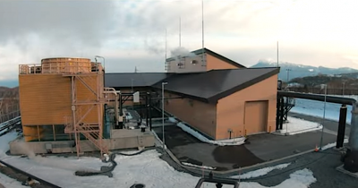 Video of the Iwate Chinetsu/ Matsuo Hachimantai geothermal power plant, Japan