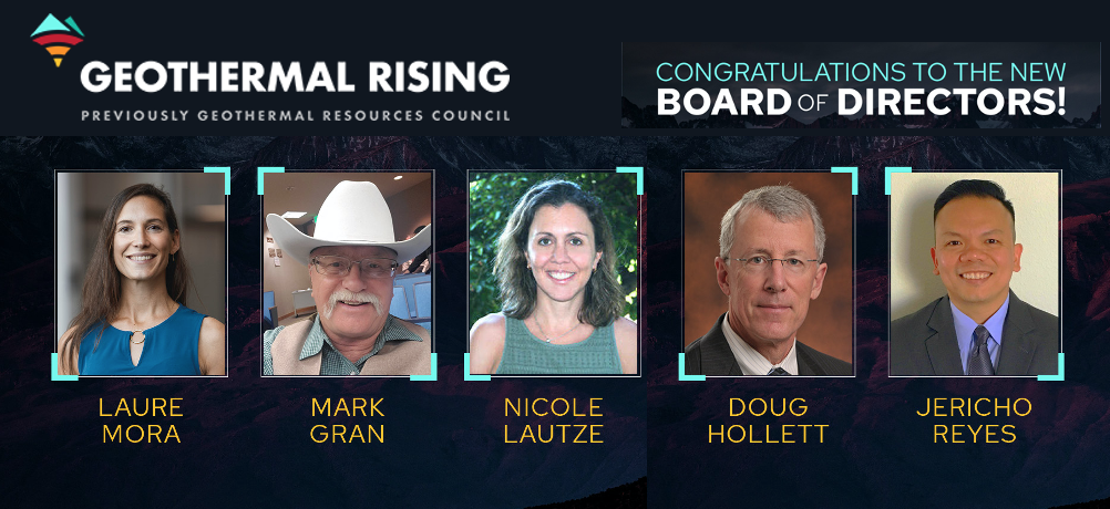 Geothermal Rising appoints five new members to its Board of Directors