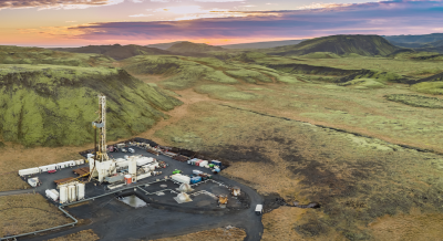 Drilling at Hellisheidi, Iceland