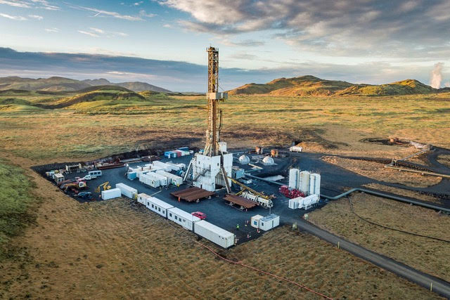 Iceland drilling rig Thor on site in Hverahlid