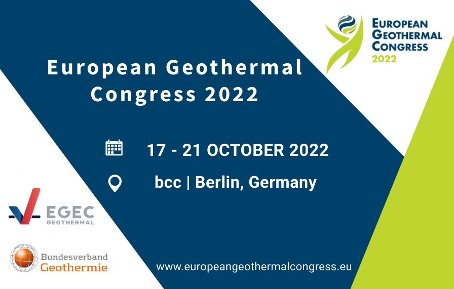 European Geothermal Congress 2022 – Berlin, Germany