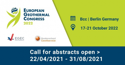 European Geothermal Congress 2022 – Call for Abstracts