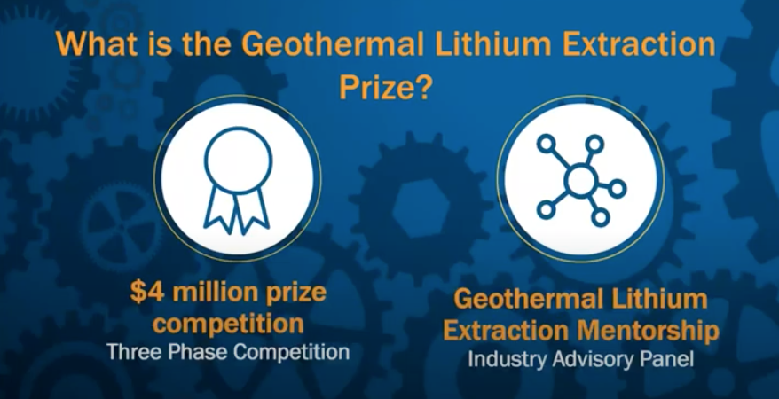 Webinar recording, Geothermal Lithium Extraction Prize