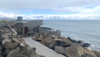 Architecture – Sea-side geothermal bath, Akranes, Iceland