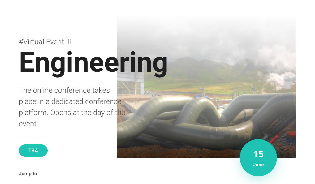 Engineering Day WGC2020+1 virtual event, June 15, 2021