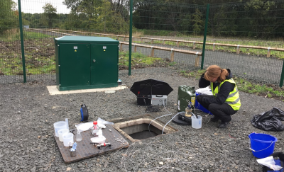 First survey with good indication for mine water use in Glasgow, UK