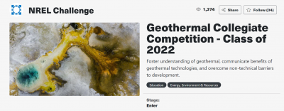 DOE’s Geothermal Technologies Office spotlights STEM students