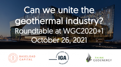 Uniting the geothermal industry – Join the roundtable at WGC2020+1