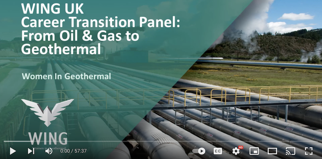 Recording – WING Career Transition Panel, from O&G to geothermal