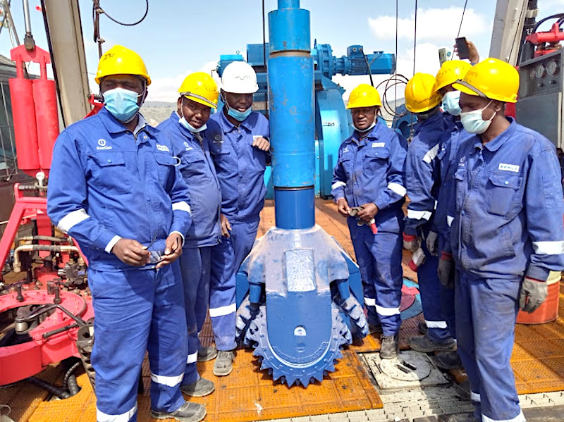 KenGen team on site in Ethiopia (source: KenGen)