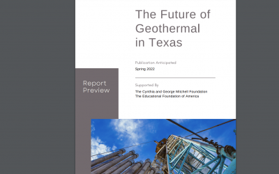 Report – The future of geothermal in Texas