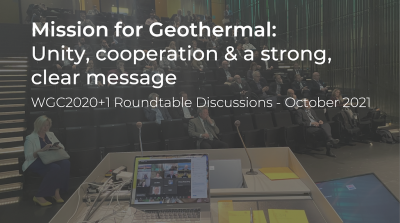 Geothermal industry mission: unity, cooperation, and a strong, clear message