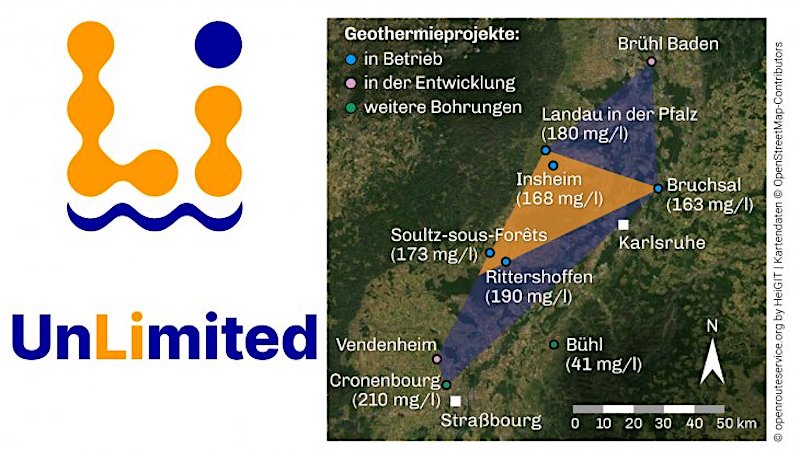 Sustainable geothermal lithium deposits in the Upper Rhine Graben