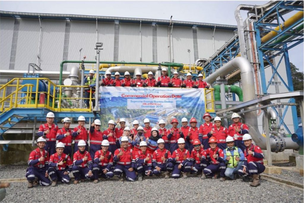 Official start of 98 MW Rantau Dedap geothermal plant, Indonesia