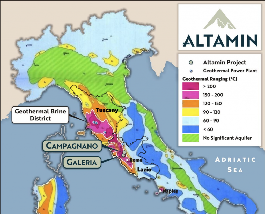 Mining firm seeks exploration licenses for geothermal lithium in Italy