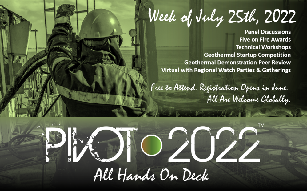 PIVOT 2022 – all hands on deck, July 25-29, 2022