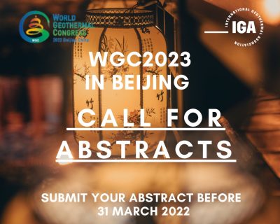 Don’t miss deadline of March 31, 2022 – Call for Abstracts WGC2023 China