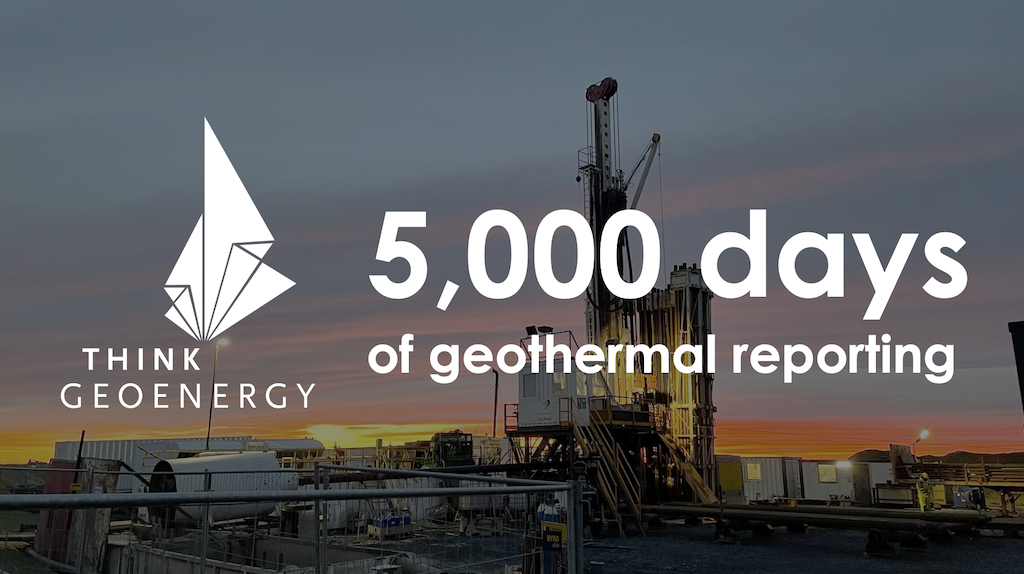 ThinkGeoEnergy celebrates 5,000 days of geothermal reporting