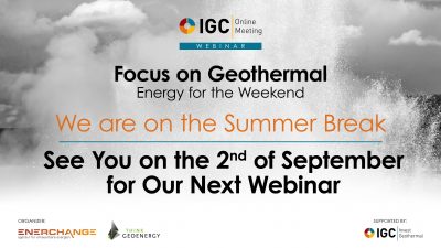 Changes to come to the Focus on Geothermal Webinar Series