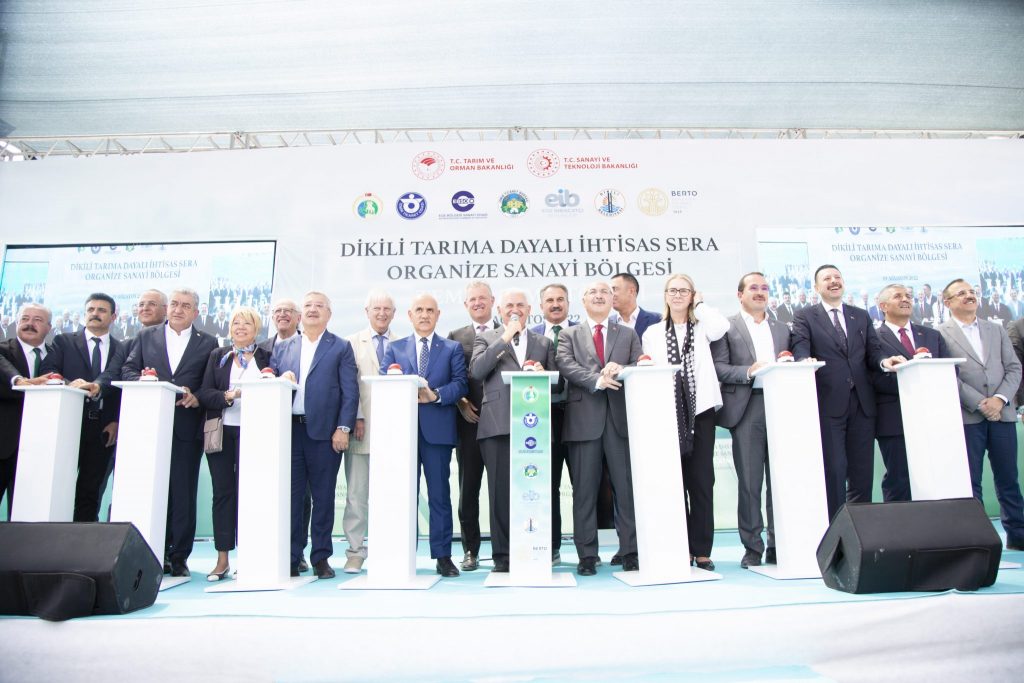 Geothermal greenhouse complex in Dikili, Turkiye holds groundbreaking ceremony