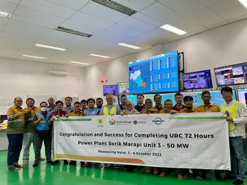 KS Orka completes commissioning of 50-MW Sorik Marapi Unit 3 in Indonesia