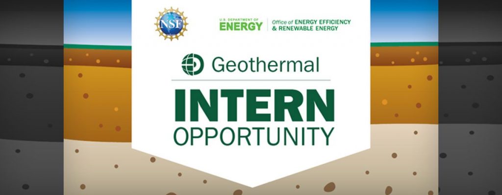 NSF and DOE offer funding opportunity for geothermal internships