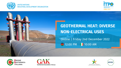 Webinar – Diverse direct geothermal uses, 2 December 2022