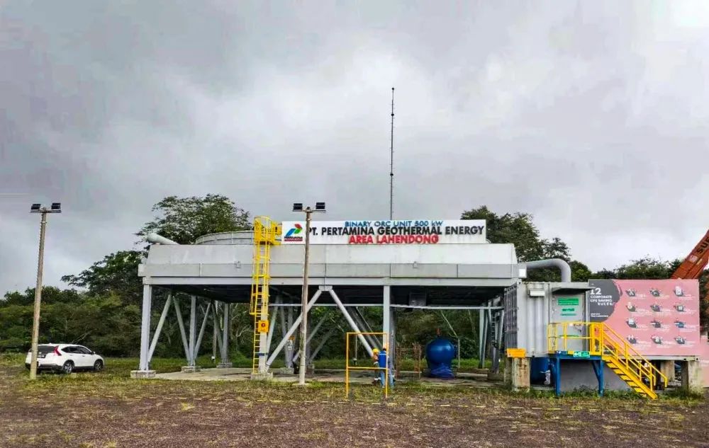 Pertamina completes testing of Lahendong ORC geothermal pilot plant