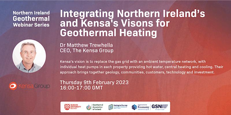 Webinar – Kensa’s vision for geothermal heating in Northern Ireland, 9 February 2023