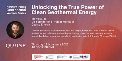 Webinar – Unlocking the True Power of Clean Geothermal Energy, 12 January 2023