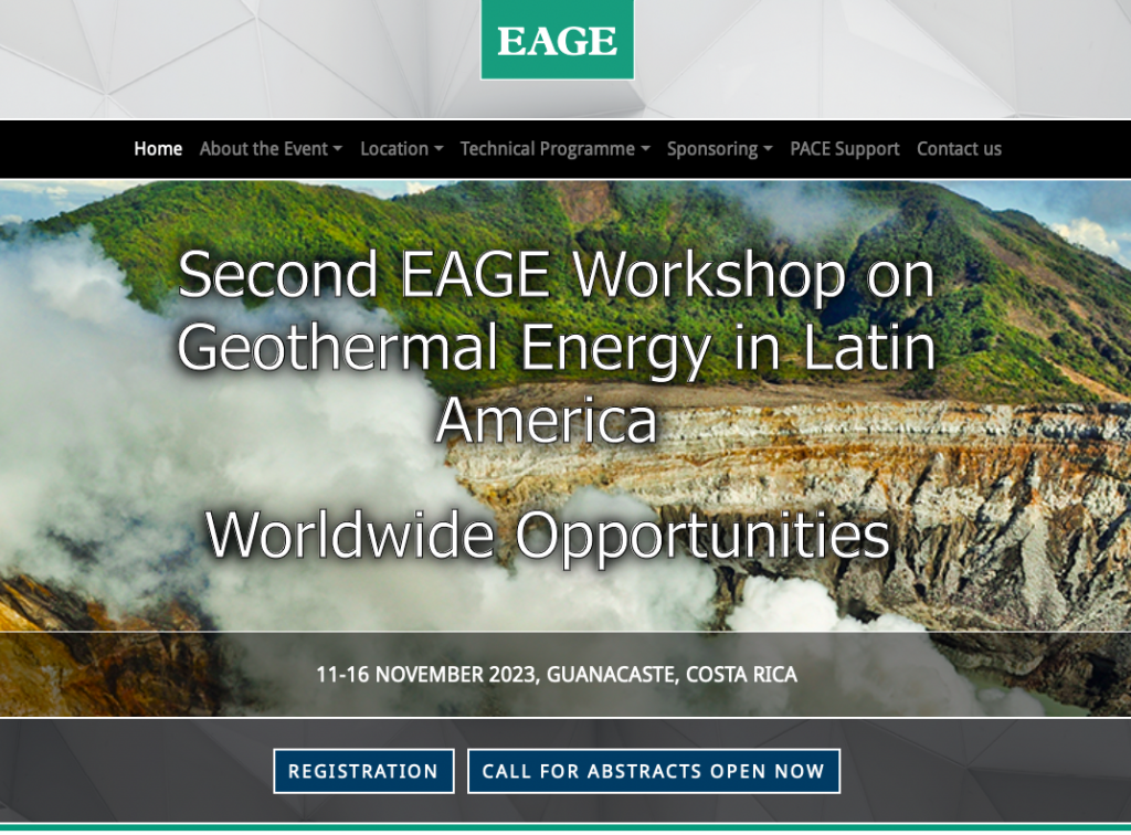 Call for Abstracts – EAGE Workshop on Geothermal Energy in Latin America