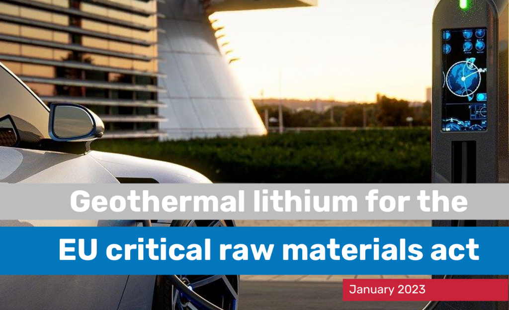 EGEC publishes report on geothermal lithium in Europe