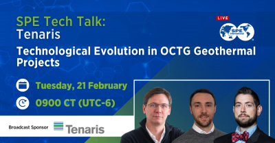Tenaris experts on OCTG for geothermal projects to lead SPE Tech Talk