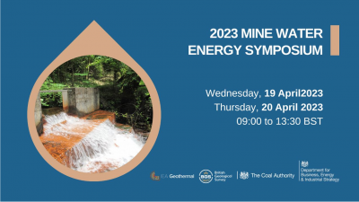 Registration open for 3rd Virtual Mine Water Geothermal Symposium, 19-20 April 2023