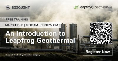 Online course on Leapfrog Geothermal, 15-16 March, free registration