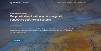 Webinar – Geophysical exploration in non-magnetic convective geothermal systems, 19 April 2023