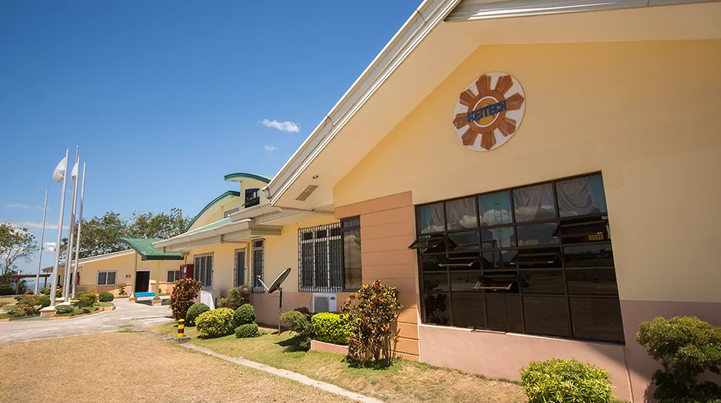El centro de formación KEITECH de Energy Development Corporation en Leyte, Filipinas (fuente: EDC)
