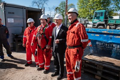 German Chancellor visits site of Potsdam geothermal project