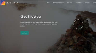 Updated GeoThopica 2.0 geothermal data portal launched in Italy