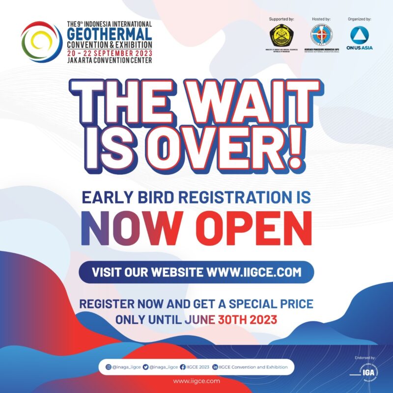 Early bird registration open for 9th IIGCE ; 20-22 September 2023, Jakarta, Indonesia